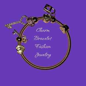 SOLD SOLDGold charm bracelet